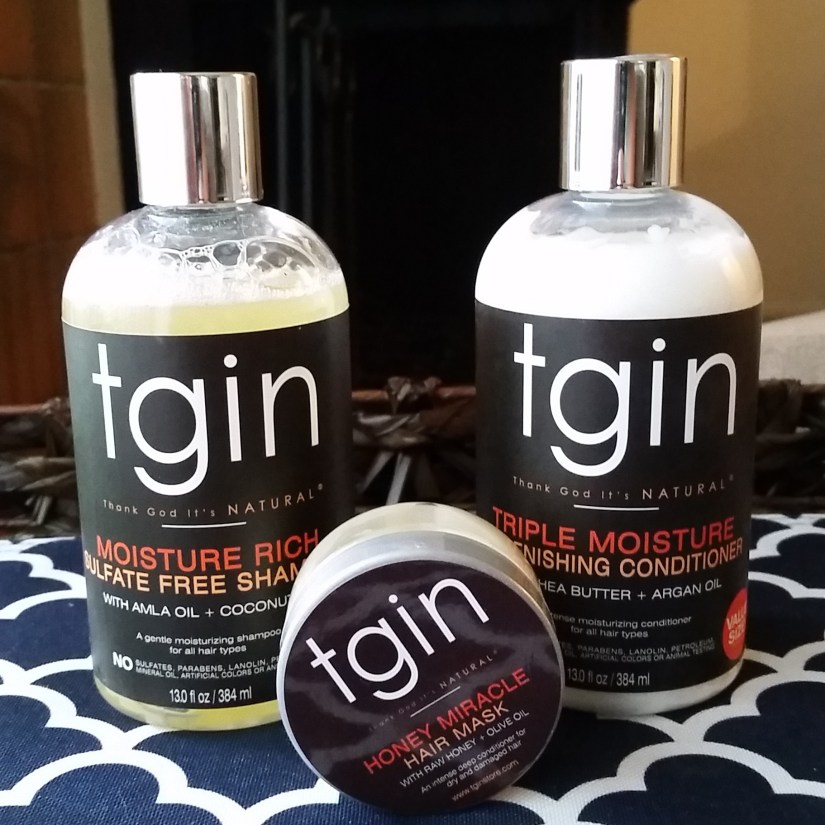 TGIN shampoo, conditioner, and deep conditioner